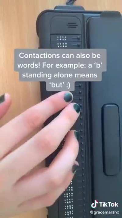 Specialized computer for the blind