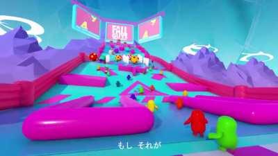 anime opening style for fall guys! (small project)