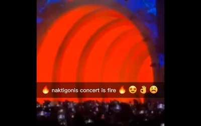 naktigonis concert was crazy