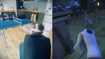 I am working on a house-scale SDK for VR Experiences. What could you imagine as a house-scale application?