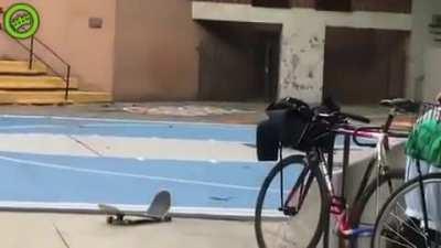 It wasn’t even the part he tried to break...