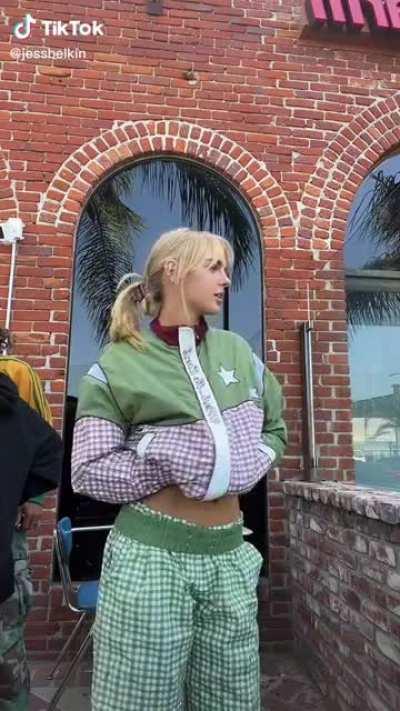 she wearin @WISH ME LUCK