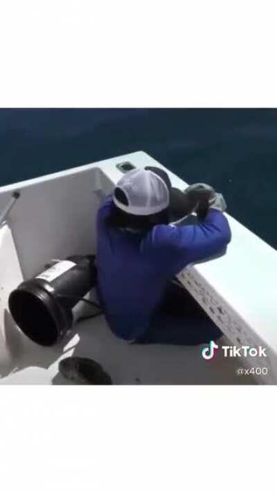 Interesting way of fishing.