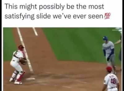 That slide to home base tho
