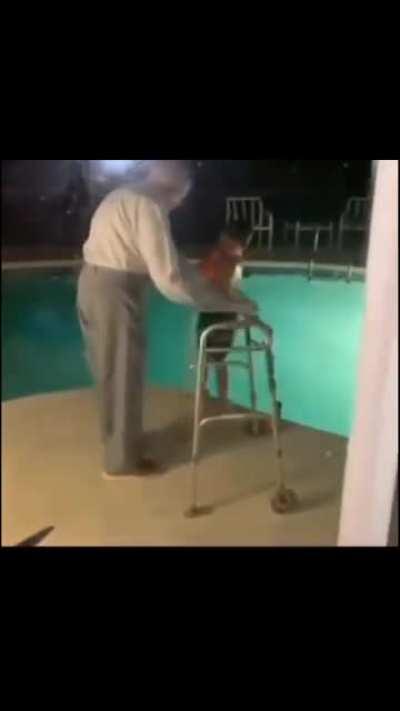 ✨grandfather playing✨