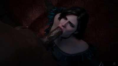 Yennefer sucking dick (Pewposterous, Audiodude) [The Witcher]