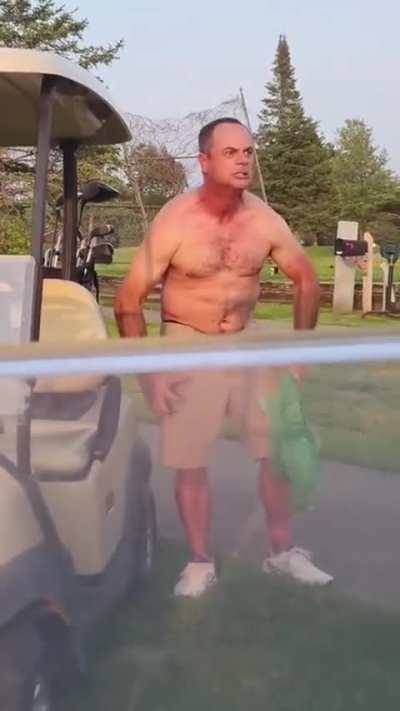 Public Meltdown  at Golf Course