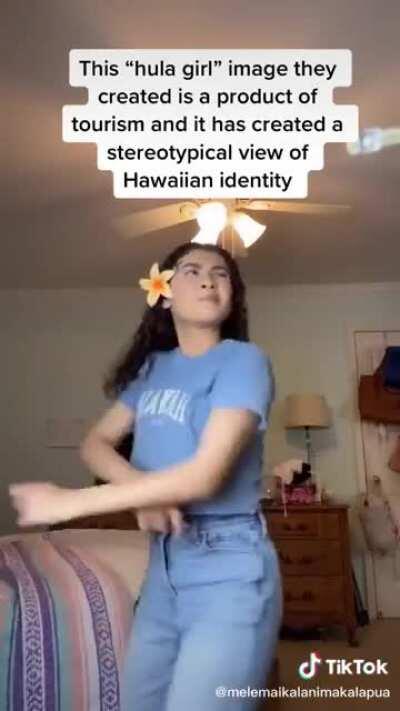 Hawaiians do not wear coconut bras or grass skirt