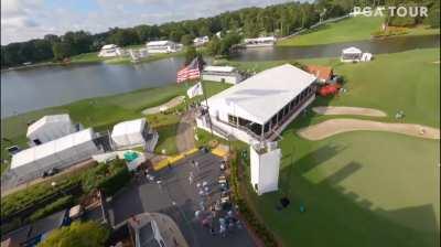 This drone flyover at Tour Championship.. next fucking level!!! MUST SEE!