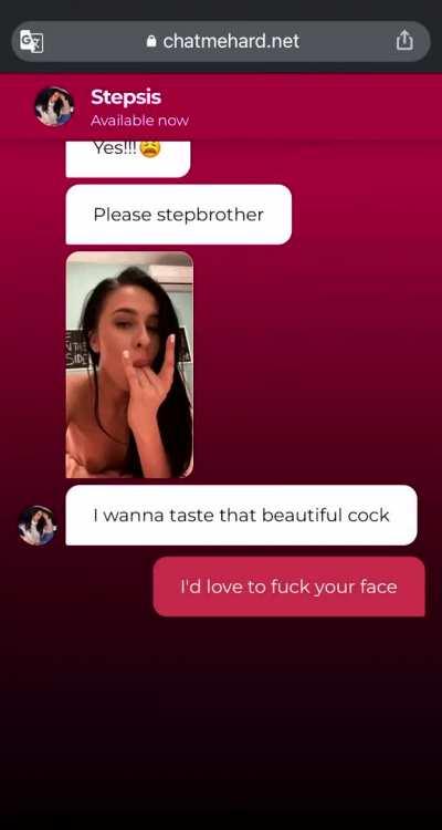 When your step sis hears from her friend how big you are