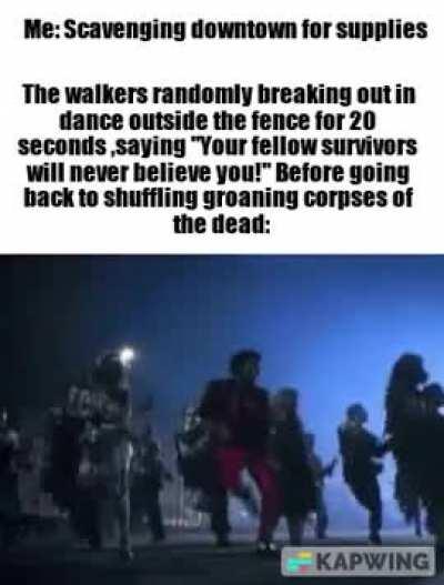 But they were dancing and busting moves! I saw it!