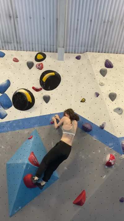 Climbing is really helping with the back gains