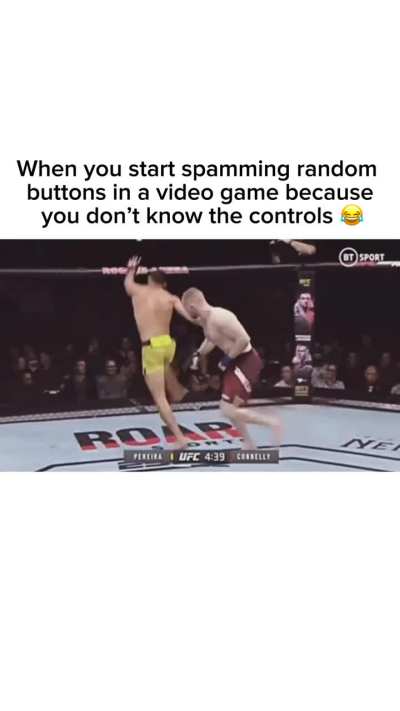 When trying to hitting combo