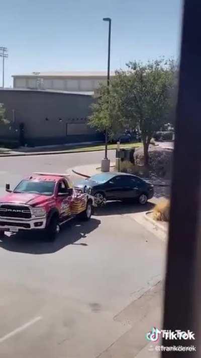 Tow company literally stealing legally parked cars