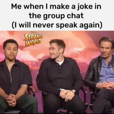 I have committed the cringe