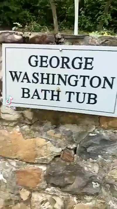 George Washington Bath Tub.