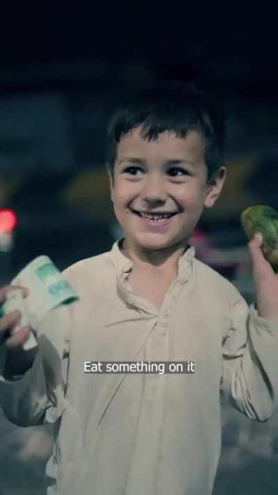 Helping his family at such a young age