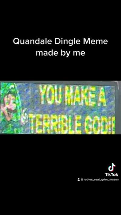 Goofy ahh custom Quandale Dingle meme