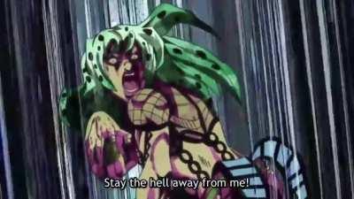 Diavolo skips time to the Jojo event