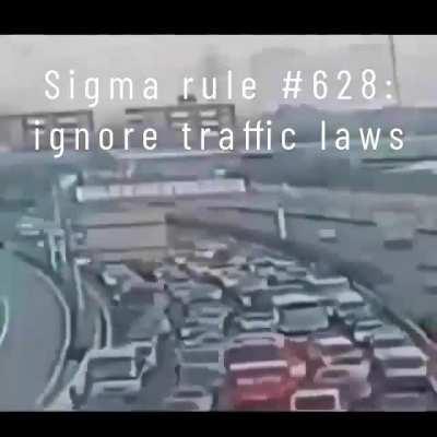 Sigma rule #628: Ignore Traffic Laws