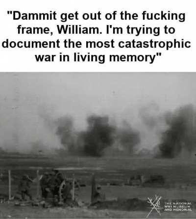 This photo wasn't the only thing that got bombed in World War I.