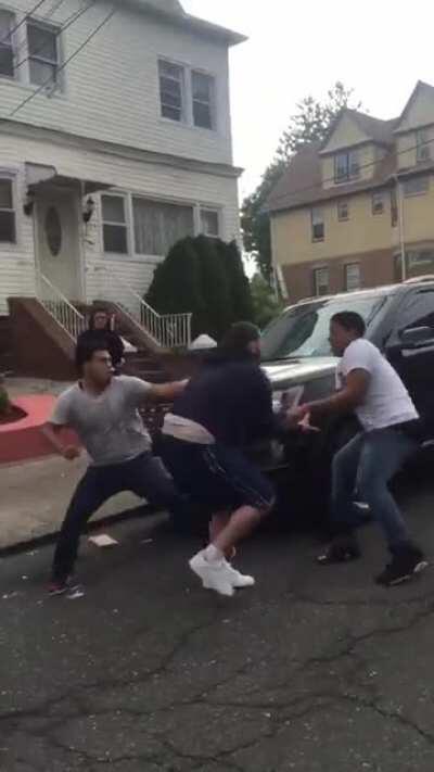 Machete, baseball bat, wrestling moves, and ice cream, this has it all.