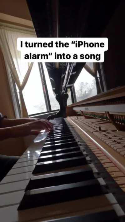 Turning your alarm into a absolutely beautiful piano masterpiece