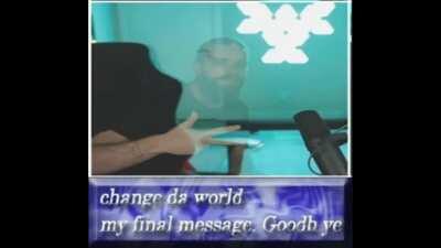 Change da World Lubisco... Good bye.