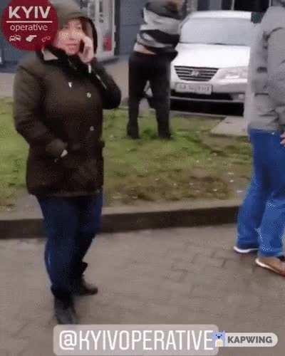 Drunk driver waiting for the police