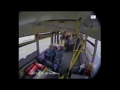 WCGW when a bus driver falls asleep at work ...