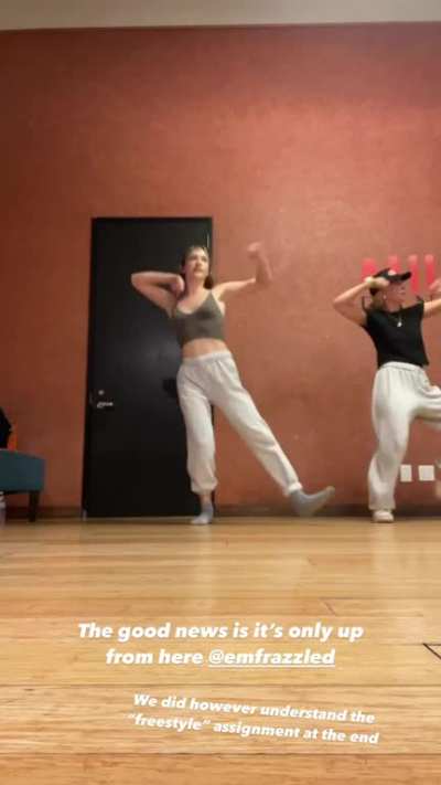 Working on choreography