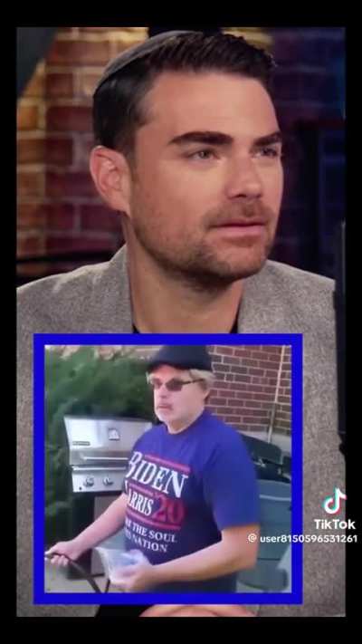 A actual Ben Shapiro video lol. Him reacting to the Biden supporters lol.