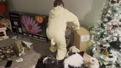 He had no clue! We saved the best gift for last!