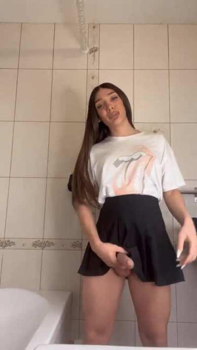 Who wants to try my girl cock?