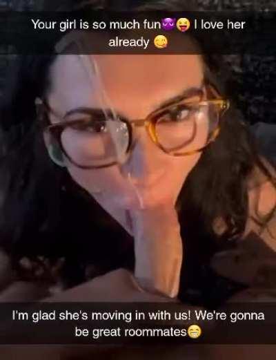 Your roommate just met your gf and he already likes her