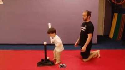 This is very wholehearted on the dad’s part as well