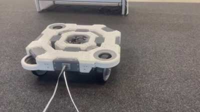 Demo platform featuring wheel tech from an alternate timeline