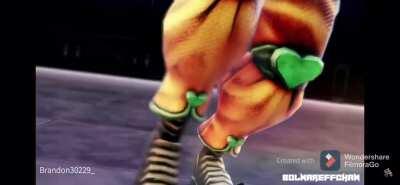 The crusaders: almost dying from each stand attack. Meanwhile Dio: