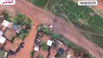 SAF Drone Strikes Hit RSF Vehicles and Fighters in El Fasher