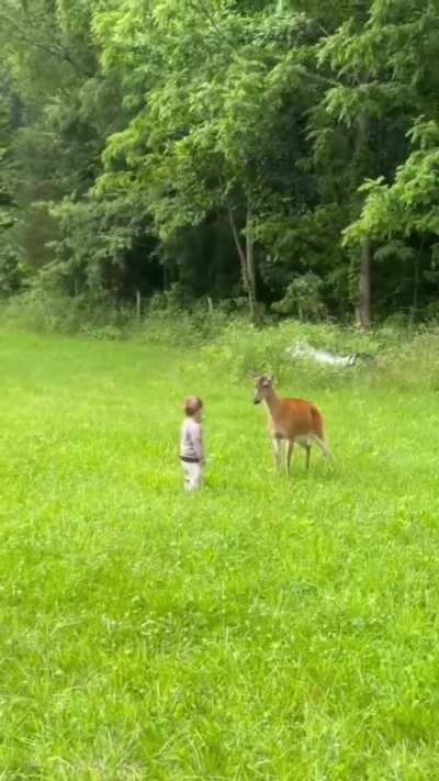 This child will never like the movie Bambi. Thank you Dad, thank you Mom.