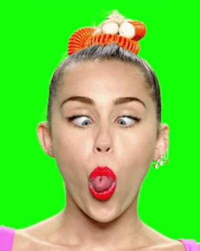 Miley Cyrus and her very talented tongue...