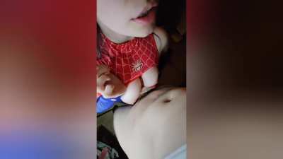 Spider girl here to milk your cock~