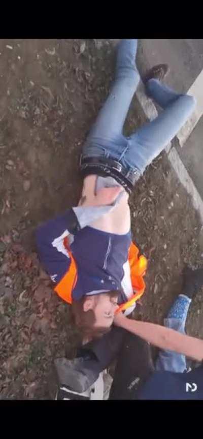 Locals in Trondheim not having it with climate activists blocking the road