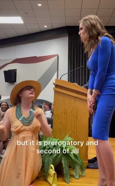 Congresswoman Nancy Mace using a slur on her own constituent