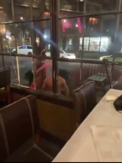 Shocking Video - Man Learns Why Punching Glass Window Wasn’t A Good Idea (NSFW) 