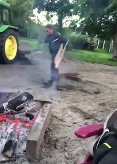 Thanks for the firewood, bro