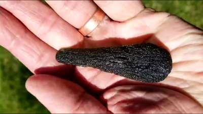 Chlum Moldavite Drop