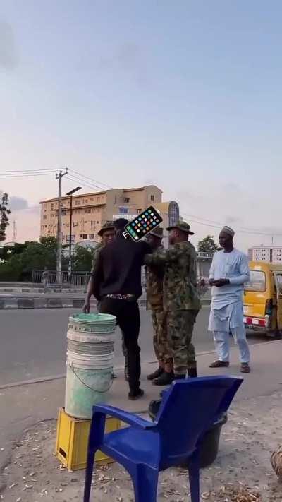 Nice way to respect someone who served your country