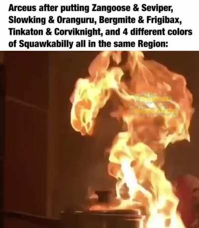 Paldea is practically a war zone. (OC)