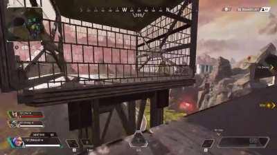 Check this, I'm gonna wall jump to there and ba-